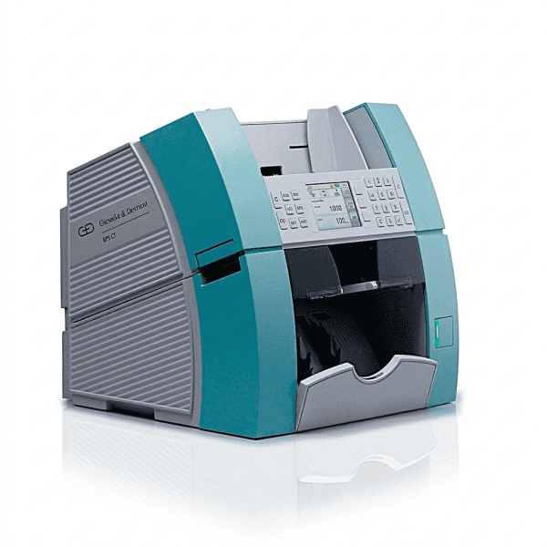 G&D BPS C1 Currency Sorting Machine Front View